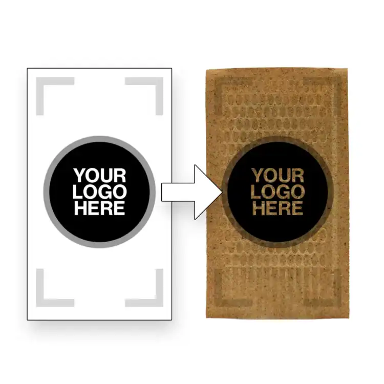 ROCA rolling paper with full-coverage black branding